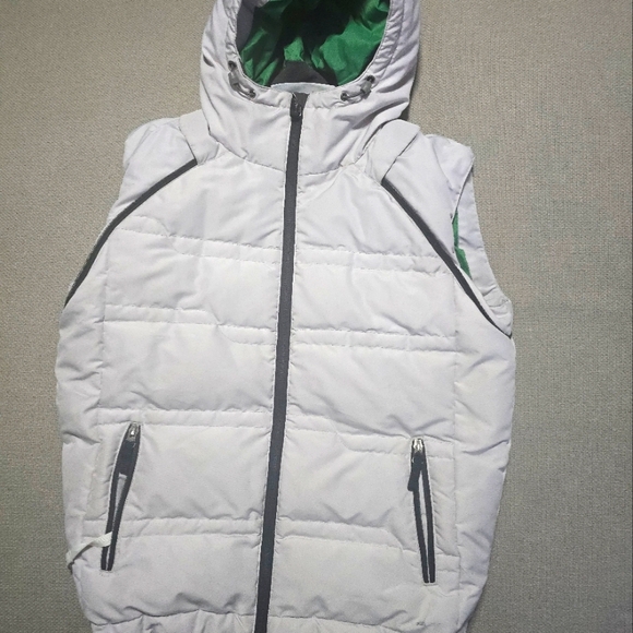 K2 Perimeter Women's Snowboarding Softshell Jacket Size Small Gray Down YKK Zipp - Picture 5 of 17